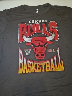 NBA Black Tee with White NBA Logo